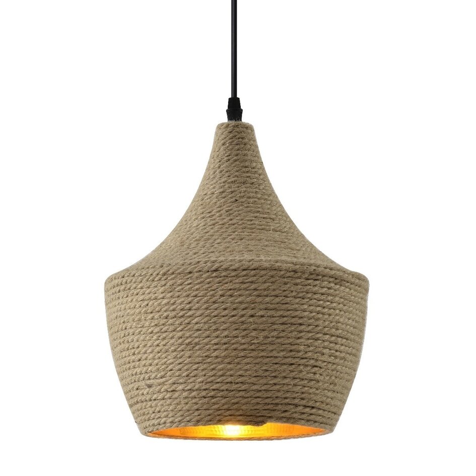 Lantlig hängande lampa med rep  - Laos