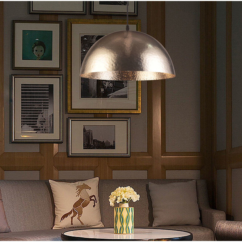 Design hängande lampa guld - Luna