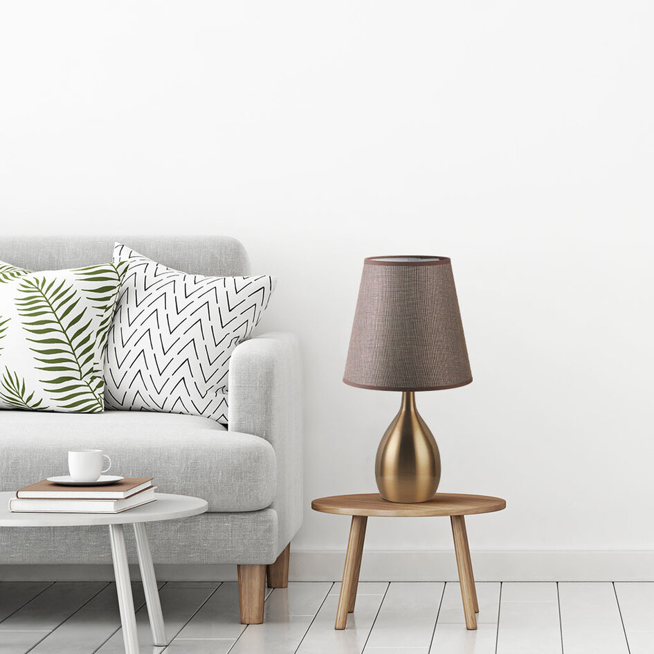 Klassisk bordslampa med tyskärm - Malaga