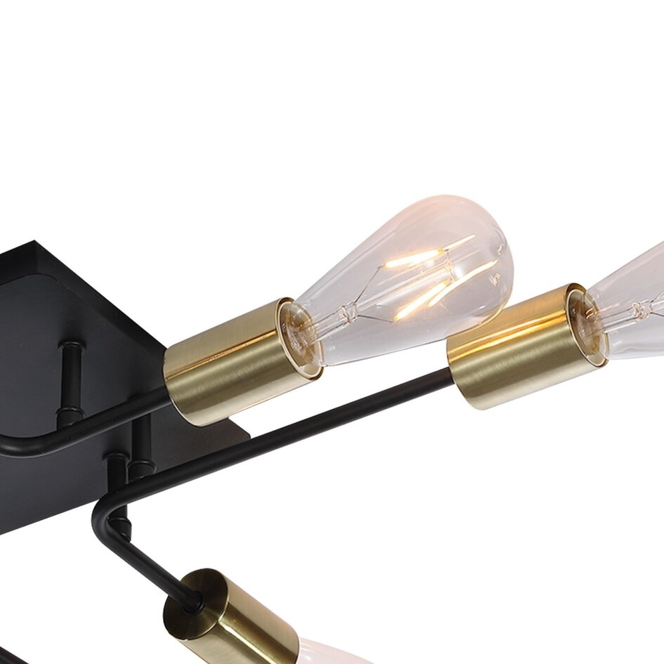 Deckenleuchte schwarz und gold - Montana