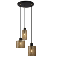 Deckenleuchte Avery - schwarz mit gold