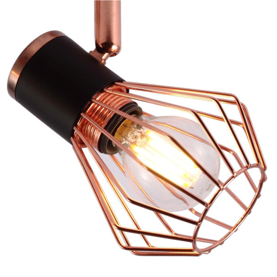 Deckenleuchte Vivian mit 2 Lichtern - Kupfer