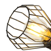 Deckenleuchte Julia 2-Licht - schwarz