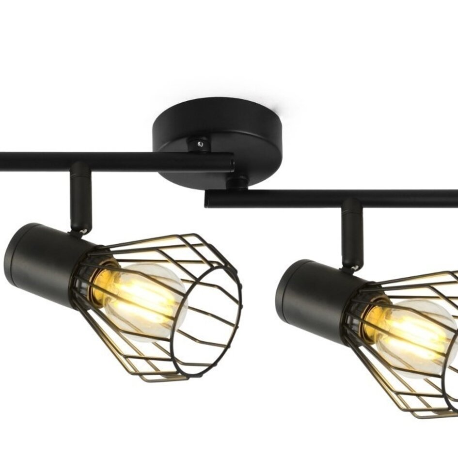 Deckenleuchte Faith 4-fach - schwarz