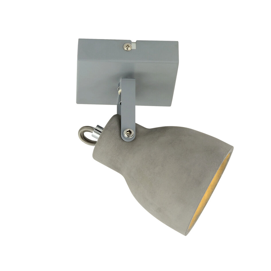 Moderne graue Deckenleuchte aus Beton - Brutus