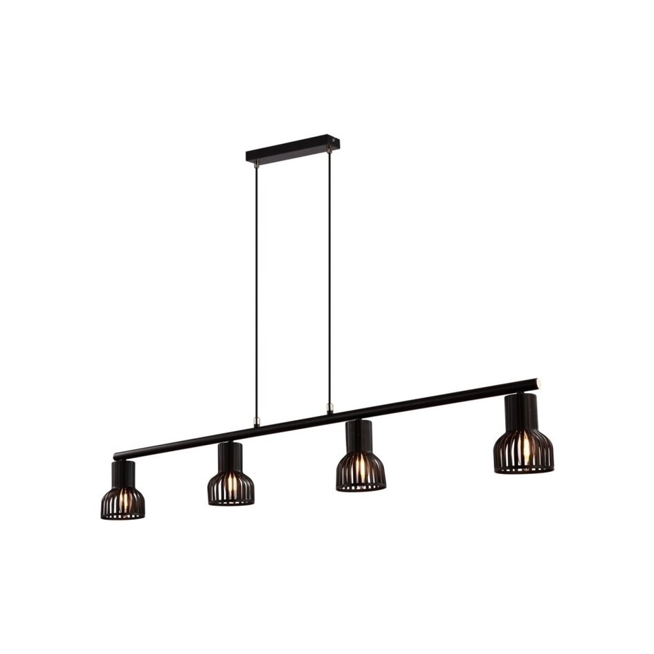 Industrielle schwarze Hängeleuchte - Xavier