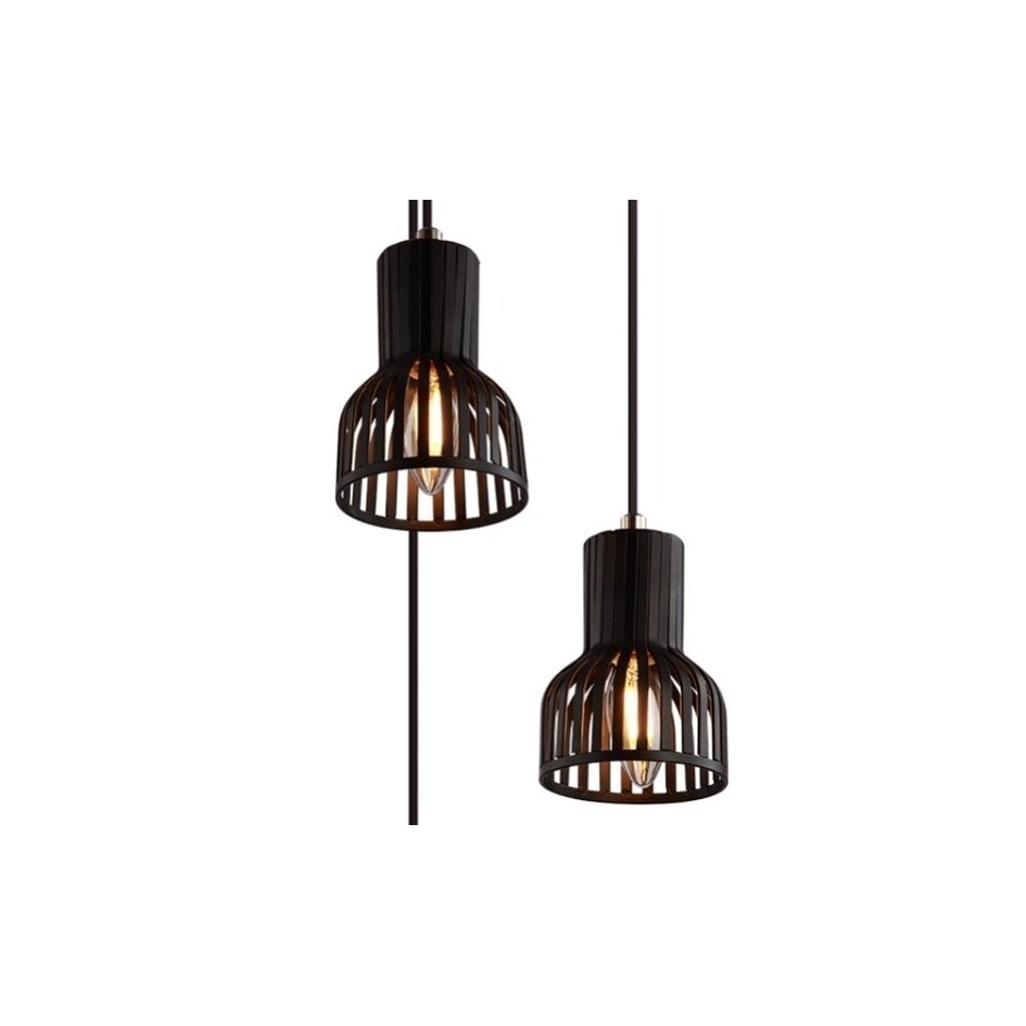 Industrielle braune Deckenleuchte - Hailey