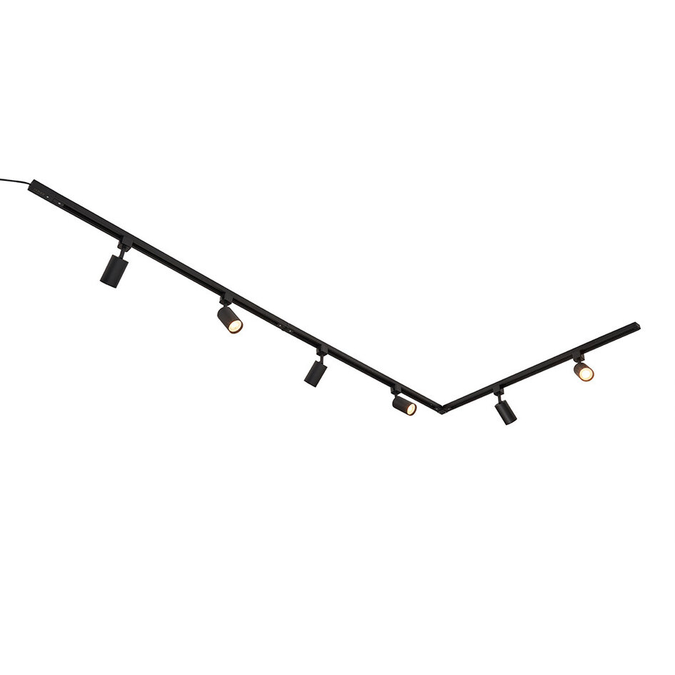 Modernes 3-Phasen-Stromschienensystem mit Jill-Strahlern - Deckenleuchte