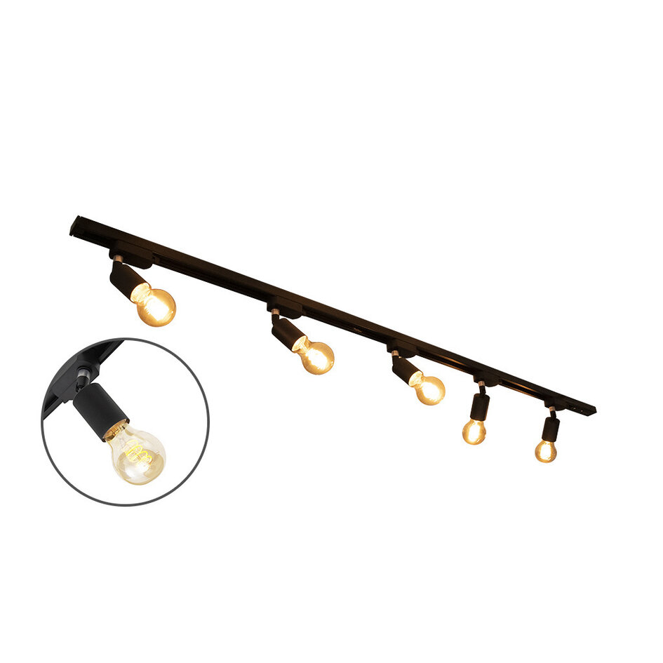 Modernes einphasiges Stromschienensystem 1,5 Meter lang mit Jax-Strahlern