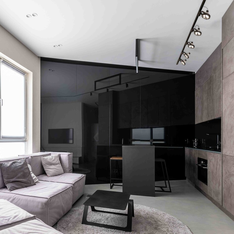 Modernt en-fas spårlist-system på 1,.5 m längd med Skaly-Spots