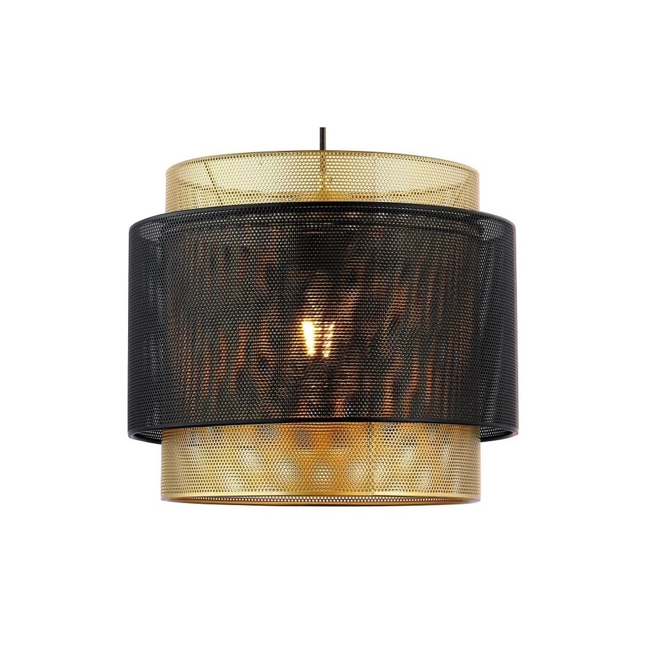 Pendellampa  Lauren - svart med guld