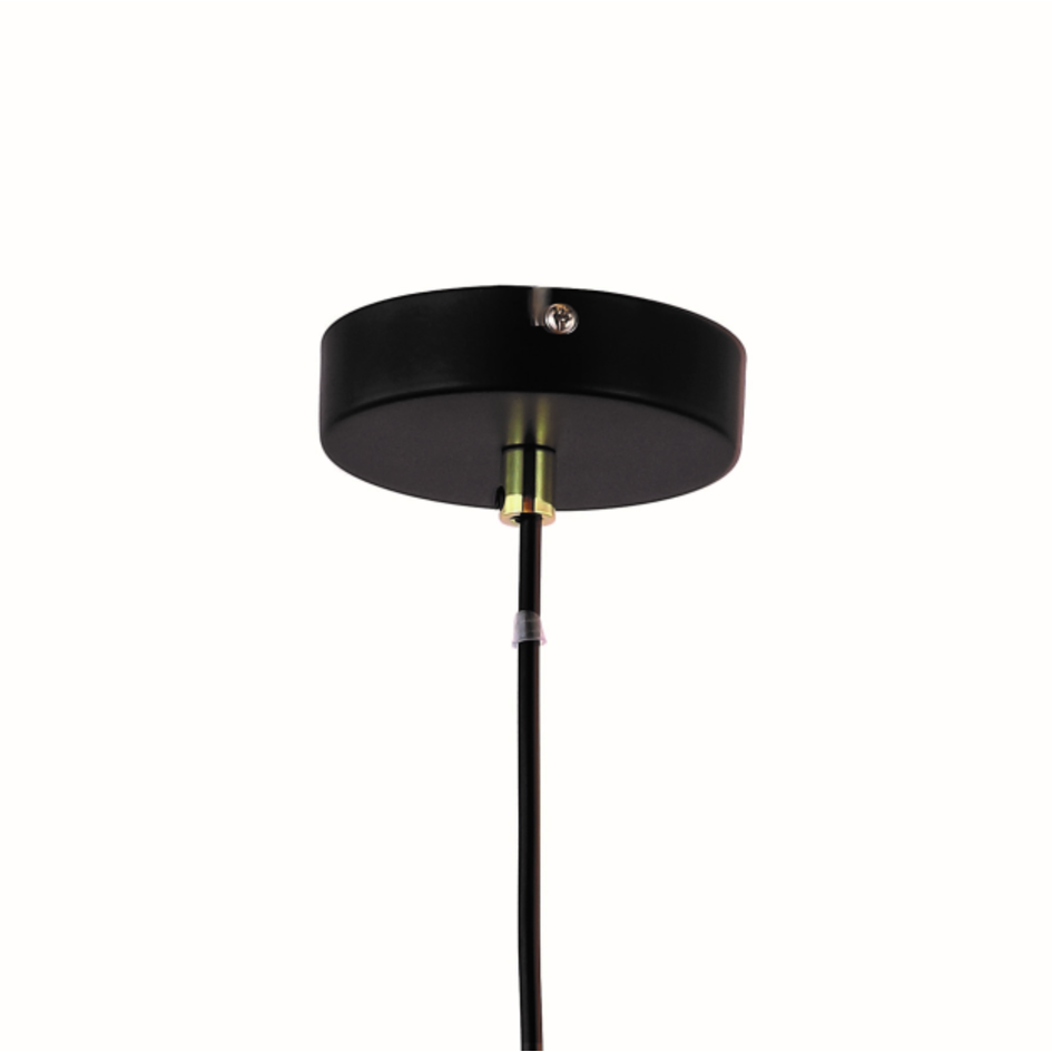 Pendellampa  Lauren - svart med guld