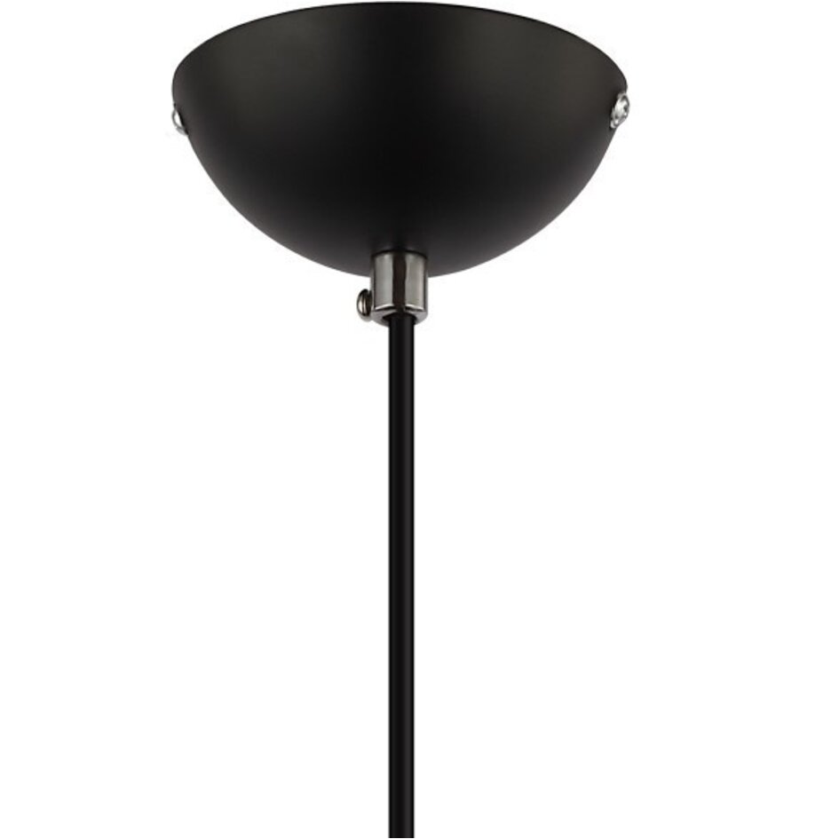 Modern mattsvart hängande lampa- Bijou