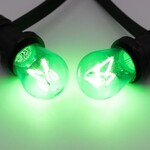 Färgade LED lampor E27