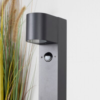 Industriële staande buitenlamp Simone - incl. sensor