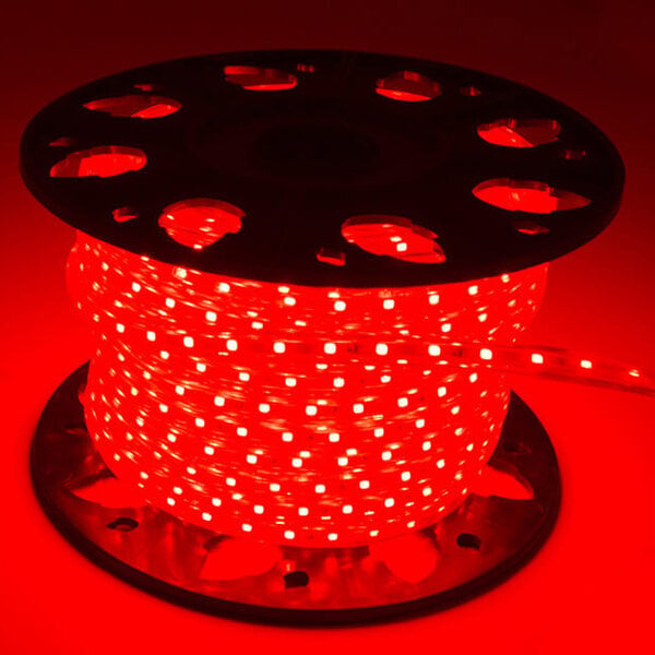 LED-strip ljusslang för utomhusbruk, röd