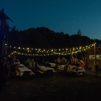 Gul klotlampa 1 watt med standardkåpa Ø45 mm