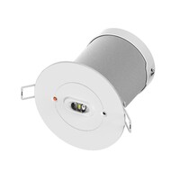 Nödutgångsbelysning 2 watt infälld spotlight