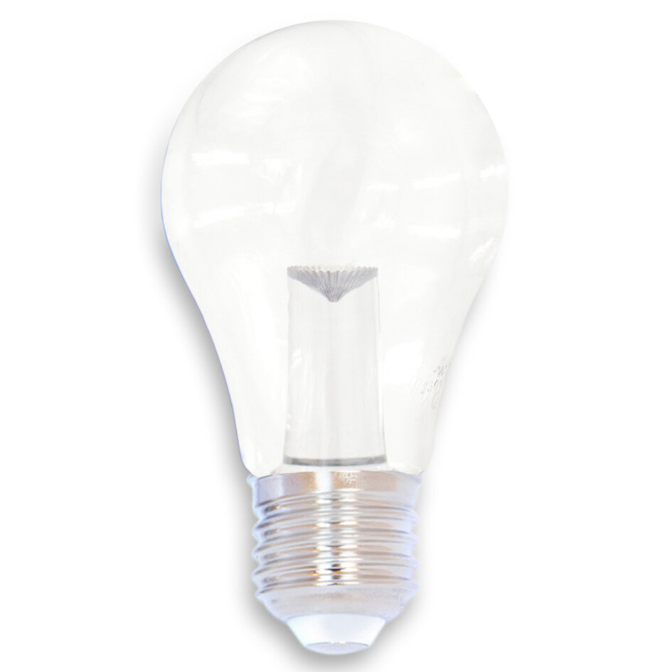 Transparent färgad lampa med stor kåpa Ø60 mm