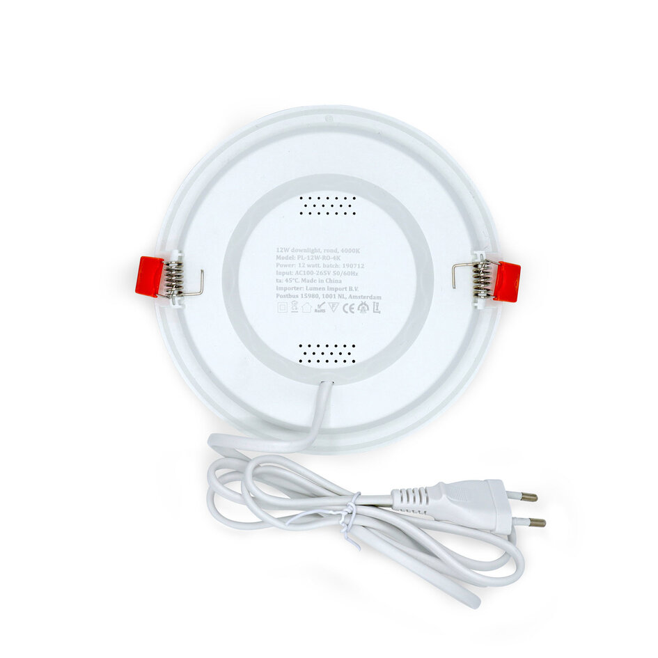 LED Downlight rund - 12 watt - Ø165mm
