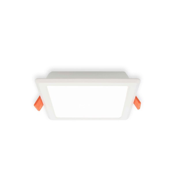LED-downlight fyrkantig - 6 watt - 115 x 115mm
