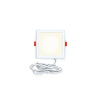 LED-downlight fyrkantig - 6 watt - 115 x 115mm