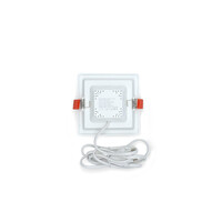 LED-downlight fyrkantig - 6 watt - 115 x 115mm