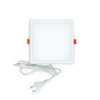 LED Downlight kvadratisk - 12 watt - 165 x 165mm