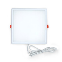 LED Downlight kvadratisk - 18 watt - 220 x 220mm