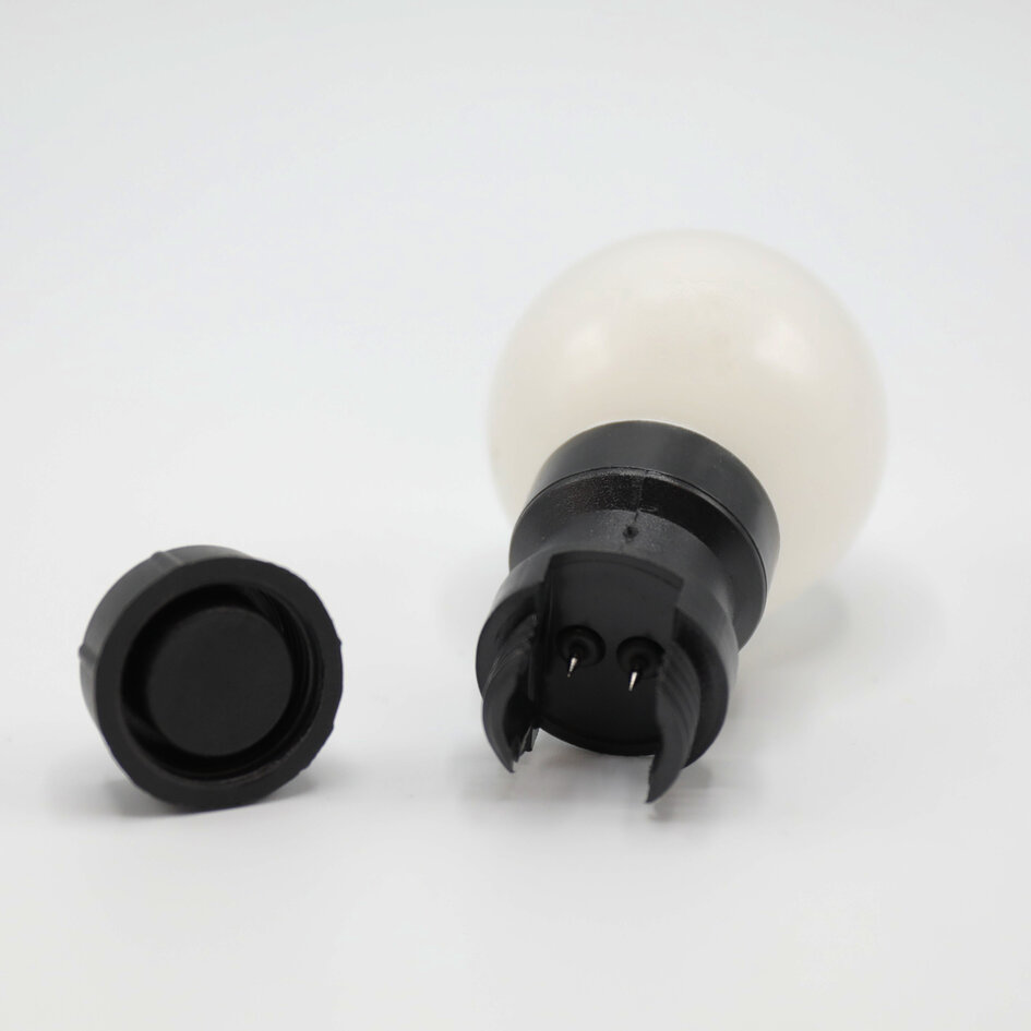 Sticklampa - 1W mjölkvit kåpa (utan E27-fattning)