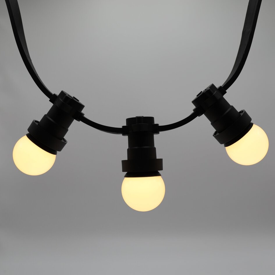 Varmvita lampor med mjölkvit kåpa, dimbara, Ø45 mm - 2 watt (2650K)