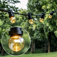 Varmvita lampor med lysdioder i botten, dimbara, Ø45 mm - 2 watt