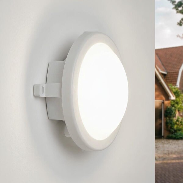 Bulkhead Ciclo - vit med integrerad LED, 6 watt