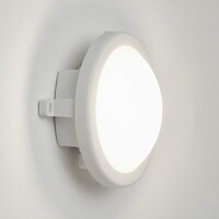 Bulkhead Ciclo - vit med integrerad LED, 6 watt