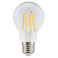 Filament-LED-lampa dimbar 4,5 och 7 watt, klart glas
