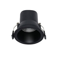 LED spot Miracle svart, dimbar, 6 watt, 3000K
