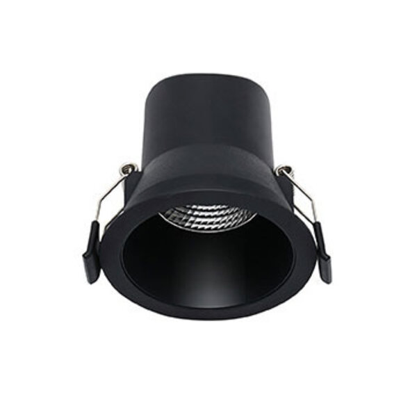 LED spot Miracle svart, dimbar, 6 watt, 3000K