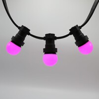 Rosa lampa på 1 watt med standardkåpa Ø45 mm (gammal batch)