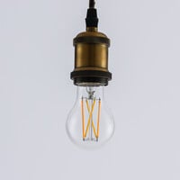 Filament-LED-lampa dim-to-warm 7 och 9 watt, klart glas