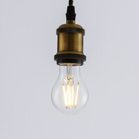 4,5W & 7W filamentlampa, 2700K, klart glas Ø60 mm, 3-stegs dimbar