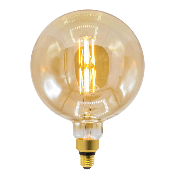 Filament-LED-lampa dimbar 10 watt, amber dubbeldäckare 200 mm
