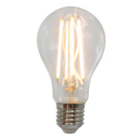 Filament-LED-lampa dimbar 12 watt, klart glas 70 mm (2700K)