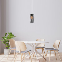 Pendellampa Maya inkl. lampa 2,5W till 10W, amberglas, 2000K, Ø60 mm