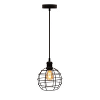 Pendellampa Hugo inkl. lampa 2,5W till 10W, amberglas, 2000K, Ø60 mm