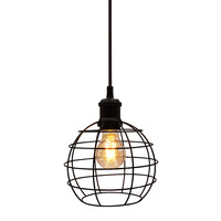 Pendellampa Hugo inkl. lampa 2,5W till 10W, amberglas, 2000K, Ø60 mm