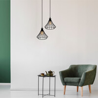 Pendellampa Kiki inkl. lampa 2,5W till 10W, amberglas, 2000K, Ø60 mm