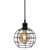 Pendellampa Hugo inkl. 5W spirallampa, amberglas, 1800K, Ø95 mm