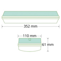 4 watt utanpåliggande nödljusarmatur, OTG-DD-3
