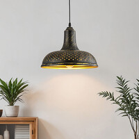 Industriell pendellampa Marrakesh i brons