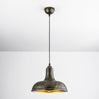 Industriell pendellampa Marrakesh i brons